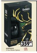 Glenfiddich 12 Year old plus 2 Glasses-750ml