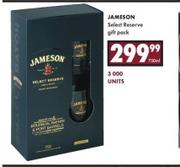 Jameson Select Reserve Gift pack-750ml