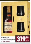 Hennessy VS Plus Double Glass-750ml