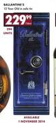 Ballantine's 12 Year Old In Safe Tin-750ml