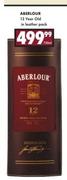 Aberlour 12 Year Old In Leather Pack-750ml