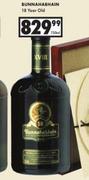 Bunnahabhain 18 Year Old-750ml