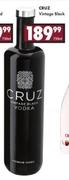 Cruz Vintage Black Vodka-750ml