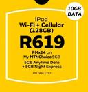 Apple iPad WiFi + Cellular 128GB-My MTN Choice 5GB