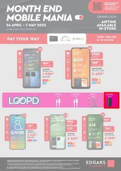 Edgars Mobile : Month End Mobile Mania (24 April - 07 May 2023), page 1