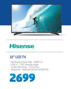 Hisense 32" LED TV