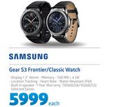 Samsung Gear S3 Frontier/ Classic Watch-Each