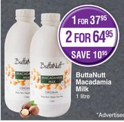 Butta Nutt Macadamia Milk-For 2 x 1L