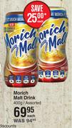 Morich Malt Drink Assorted-400g Each