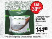 Lifestyle Food Erythritol Sweetener-1Kg