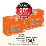 ReVite Vit-T-Go Feel Good-20 Sachets Each