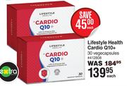 Lifestyle Health Cardio Q10+-30 Vegecapsules Each