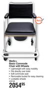 Medic+ Basic Commode Chair With Wheels 38168