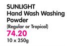 Sunlight Hand Wash Washing Powder-10x250g