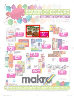 Makro Bloemfontein : Food Catalogue ( 14 May - 28 May 2014 ), page 1