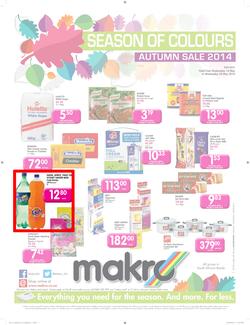 Makro Bloemfontein : Food Catalogue ( 14 May - 28 May 2014 ), page 1