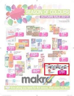 Makro Bloemfontein : Food Catalogue ( 14 May - 28 May 2014 ), page 1