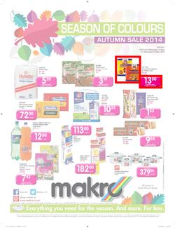 Makro Bloemfontein : Food Catalogue ( 14 May - 28 May 2014 ), page 1