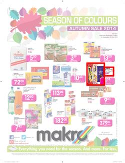 Makro Bloemfontein : Food Catalogue ( 14 May - 28 May 2014 ), page 1