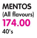 Mentos(All Flavours)-40's
