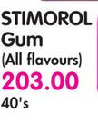 Stimorol Gum(All Flavours)-40's