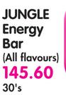Jungle Energy Bar(All Flavours)-30's