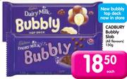 Cadbury Bubbly Slab(All Flavours)-150G Each
