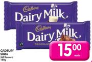 Cadbury Slabs(All Flavours)-180G Each
