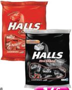 Halls Lozenges Poly Bag(All Flavours)-72's