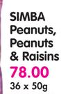 Simba Peanuts, Peanuts & Raisins-3650g