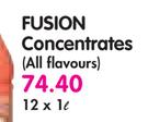 Fusion Concentrates(All Flavours)-12x1L