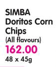 Simba Doritos Corn Chips(All Flavours)-48x45g