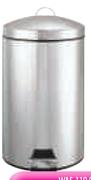 Home 3L Stainless Steel Pedal Bin