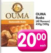 Ouma Rusks(All Flavours)-450/500g