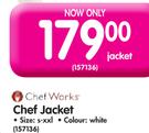 Chef Works Chef White Jacket-S-XXL