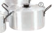 Aro 36ltr Professional Aluminium Stew Pot Each
