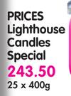 Prices Lighthouse Candles Special-25x400g