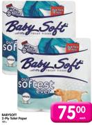Babysoft 2-Ply Toilet Paper-18's