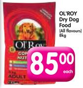 Ol'Roy Dry Dog Food(All Flavours)-8Kg