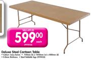 Deluxe Steel Canteen Table