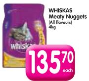 Whiskas Meaty Nuggets(All Flavours)-4Kg