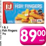 I&J Fish Fingers-2Kg
