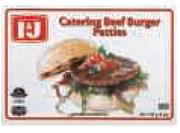 I&J Catering Beef Burgers Patties-100g