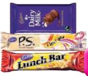 Cadbury Mini Lunch Bar, PS Or Dairy Milk(All Flavours)-Each