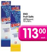 Eno Fruit Salts(All Flavours)-72/82's Each