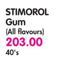 Stimrol Gum(All Flavours)-40's