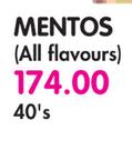 Mentos(All Flavours)-40's