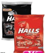 Halls Lozenges Poly Bag(All Flavours)-Each
