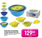 Excellent Houseware 5 Piece Kitchen Bowl Set-Per Set