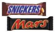Snickers Or Mars Bar-Each